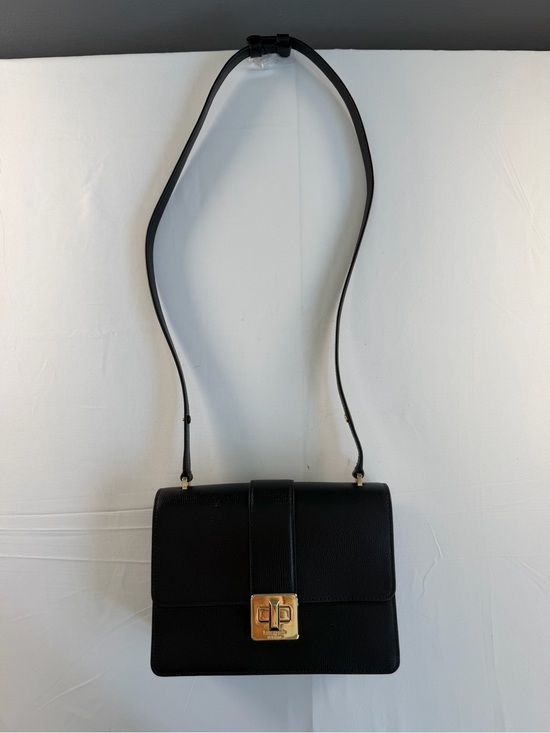 kate spade Handbags - Kate Spade Phoebe turn lock Black Leather Shoulder Bag with Gold Hardware
